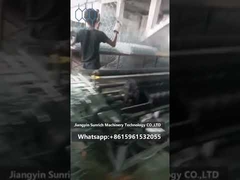 Σύστημα ελέγχου κινητήρα σερβο με PLC Gabion Box Edge συσκευή τυλίγματος για διπλή στροφή