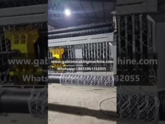 Προσαρμοσμένο βαρύ φορτίο gabion μηχανή κουτί με διπλό μπλοκ για την υψηλή παραγωγή