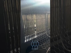 Μηχανή με ταχύτητα Gabion Box με σύστημα ελέγχου κινητήρα σερβοκινητήρα και ταχύτητα παραγωγής 30 τρυπών/min