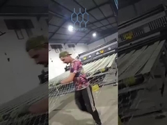 Πλήρως αυτόματη γραμμή μηχανής Gabion από την ευθυγράμμιση του καλωδίου έως την συσκευασία -6 mm χωρητικότητα καλωδίου