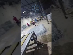 Γραμμή συναρμολόγησης Gabion: Σκουπίδια συρματόπλεγματος, υφαντική εργασία και σύνδεση άκρων 8000m2 Ημερήσια παραγωγή