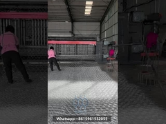 Αυτόματη γραμμή μηχανής Gabion για ταχεία και αξιόπιστη παραγωγή 7000-8000m2/8 ώρες