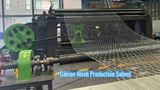 100x120mm Automatic Gabion Mesh Machine για παραγωγή κιβωτίων γκαμπιονιού
