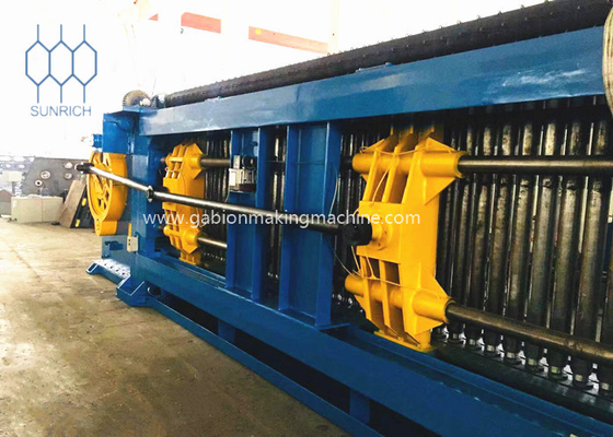 Ζυγισμένο σύρμα από χάλυβα 66x88mm Gabion Machine Max Weaving Width 6300mm