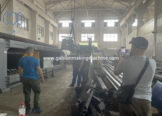 120x150mm Gabion Machine για έργα κατασκευής