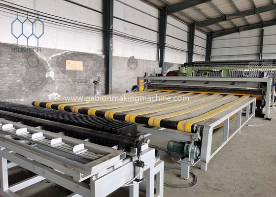 2.7-4.0mm Ζυγισμένο ή PVC επικαλυμμένο σύρμα Gabion Manufacturing Machine Gabion Machine 30kW