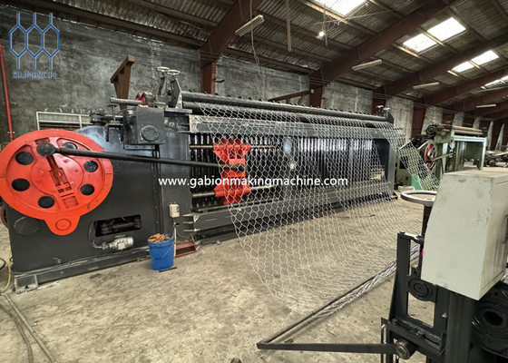 4-6m Gabion Mesh Machine Δυνατότητα τέντωσης 380-550N/mm2 Ζυγισμένο σύρμα 2-4mm
