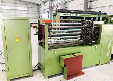 Πράσινη μηχανή τρία κιβωτίων Gabion περιφράζοντας καλώδιο υψηλής ταχύτητας συστροφής που κατασκευάζει τη μηχανή