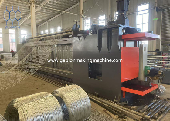 5500mm Gabion κατασκευαστική μηχανή με έλεγχο κινητήρα σερβο