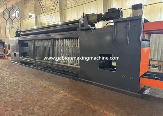 88x110mm μέγεθος πλέγματος Gabion Box Machine για βαριά κατασκευή και 15T-18T χωρητικότητα βάρους
