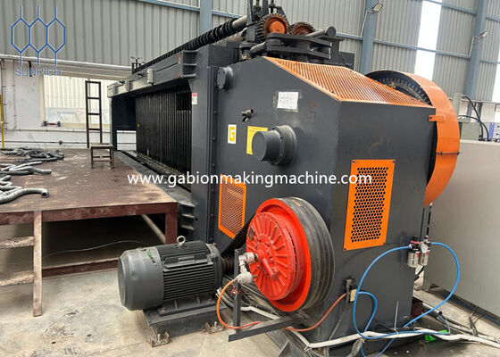 Δυνατότητα τέντωσης 400550Nmm2 Gabion Machine Ζυγισμένο PVC Επιστρωμένο Διάτρωμα Μέγεθος 100x120mm Εργαλεία κατασκευής σύρμας