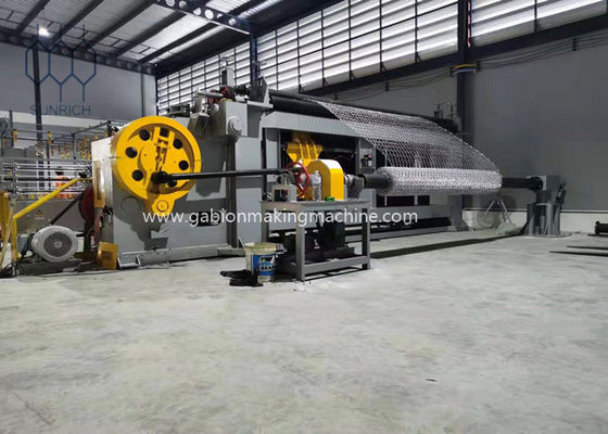 Υψηλή ταχύτητα 225 κιβώτιο M/H Gabion που κατασκευάζει τη μηχανή για το μέγεθος πλέγματος 110x136mm